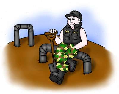 взять металлоискатель в аренду для определения точного месторасположения водопроводных или газовых труб