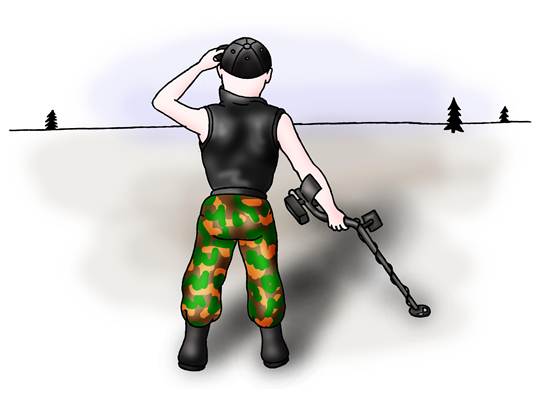 поиск с металлоискателем поиск с металлоискателем