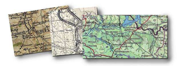 Стандартный набор карт поисковика включает наличие дореволюционной, довоенной, современной топографической карты местности и карты боевых действий