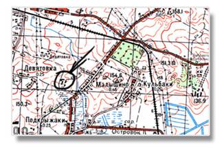 Берем современную карту