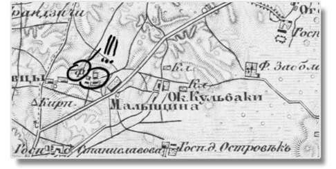 военно-топографическую карту губерний