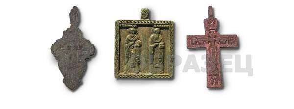 совсем не редкость найти нательный крестик или иконку