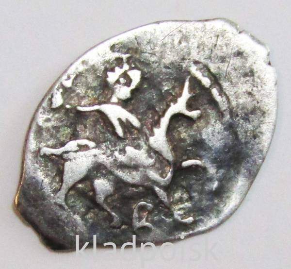 Денга «дозор» Иван III Васильевич (чешуя), серебро, Москва Денга «дозор» Иван III Васильевич (чешуя), серебро, Москва