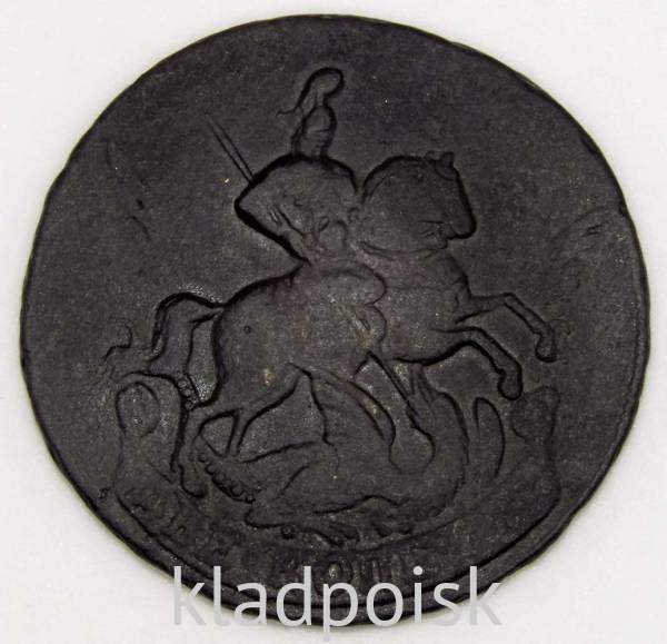 Монета 2 копейки 1759 года, Российская Империя, Елизавета I, арт 5 Монета 2 копейки 1759 года, Российская Империя, Елизавета I, арт 5