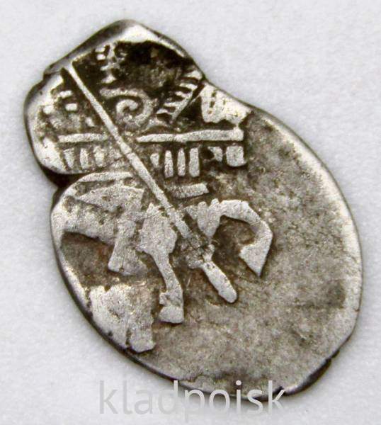 Копейка серебро Алексей Михайлович (чешуя), 1645-1676 гг. Москва, арт 12 Копейка серебро Алексей Михайлович (чешуя), 1645-1676 гг. Москва, арт 12