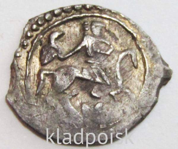 Денга Василий II Васильевич «Тёмный», серебро, Сокольник/строчник, арт 2 Денга Василий II Васильевич «Тёмный», серебро, Сокольник/строчник, арт 2