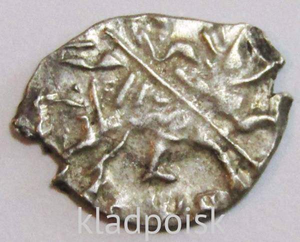 Копейка серебро Петр I Алексеевич (чешуя), 1704 год Копейка серебро Петр I Алексеевич (чешуя), 1704 год