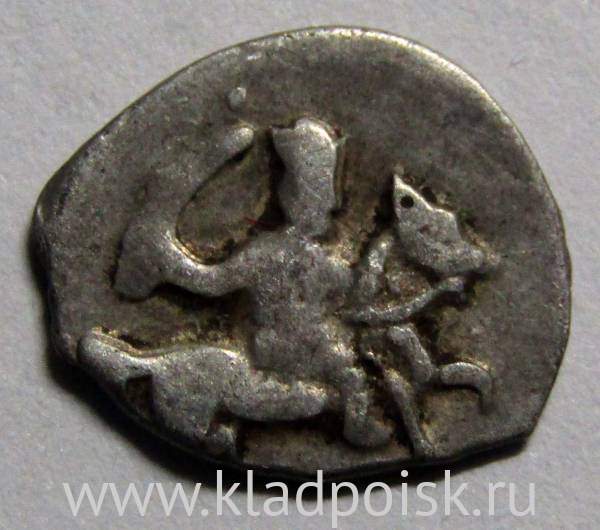 Денга Иван IV Васильевич Грозный (чешуя), серебро, 1533-1584 г. Денга Иван IV Васильевич Грозный (чешуя), серебро, 1533-1584 г.