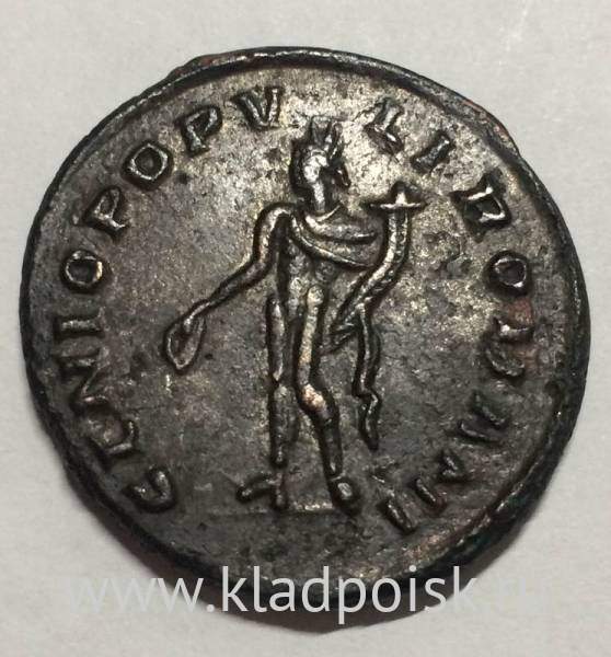 Монета Фоллис - Рим, 302 г. Диоклетиан Монета Фоллис - Рим, 302 г. Диоклетиан