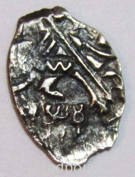 Копейка серебро Петр I Алексеевич (чешуя), 1702 год Копейка серебро Петр I Алексеевич (чешуя), 1702 год