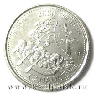 Монета  25 центов Канада, Миллениум 2000 – Творчество