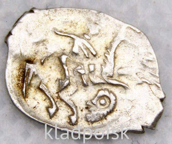 Денга Василий III (чешуя), серебро, Москва, арт 2