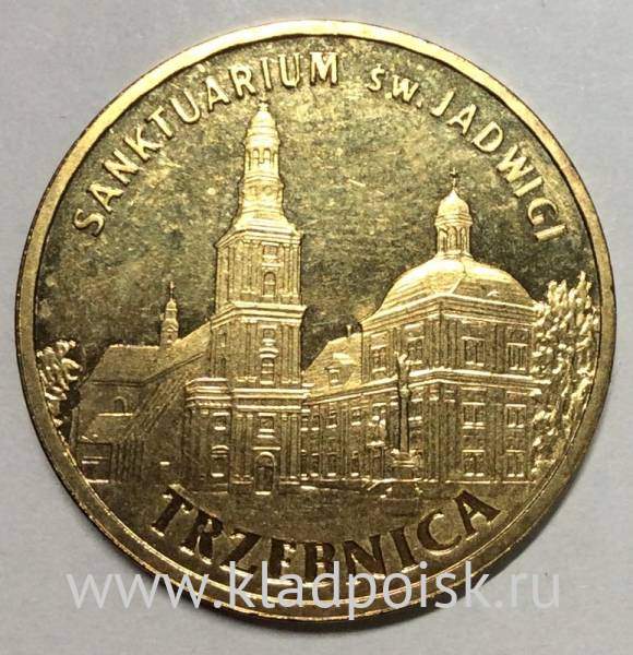 Монета 2 злотых Польша Тшебница из серии Города Польши, 2009