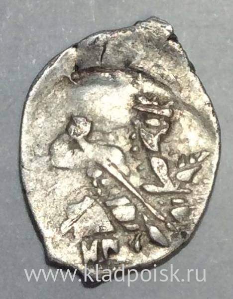 Копейка серебро Михаил Фёдорович (чешуя), 1613-1645 гг. НГ - Новгородский денежный двор, арт 4