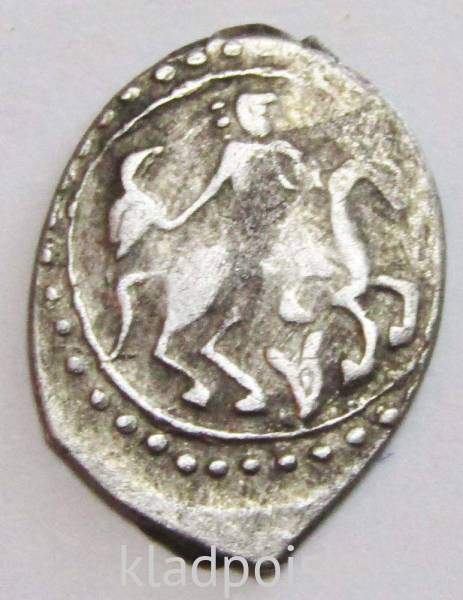 Денга Василий II Васильевич «Тёмный», серебро, Сокольник/строчник Денга Василий II Васильевич «Тёмный», серебро, Сокольник/строчник