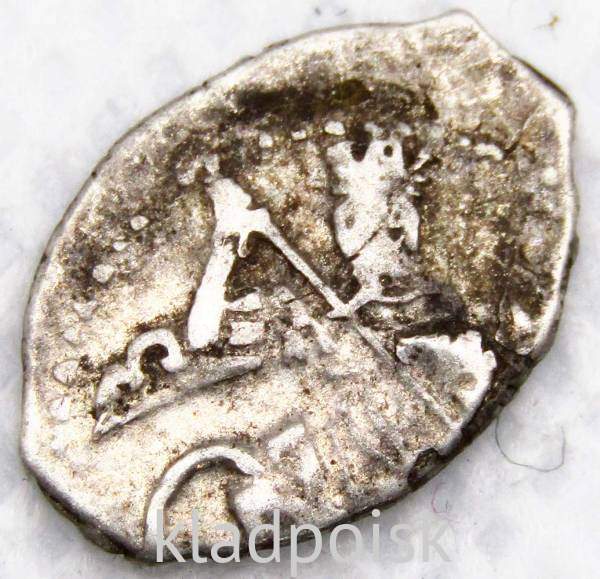 Копейка серебро Петр I Алексеевич (чешуя), совместное правление, Москва