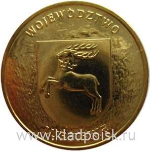 Монета 2 злотых Польша Воеводство Люблинское, 2004