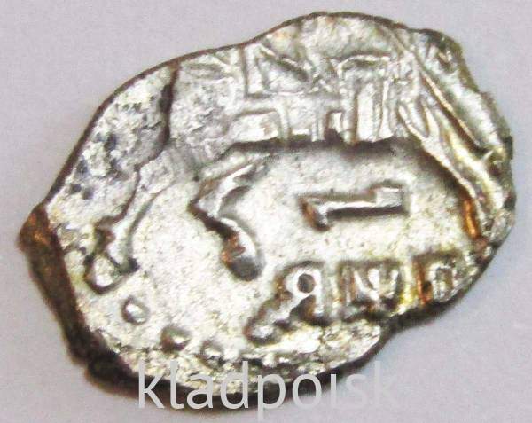 Копейка серебро Петр I Алексеевич (чешуя), 1702 год, арт 2 Копейка серебро Петр I Алексеевич (чешуя), 1702 год, арт 2