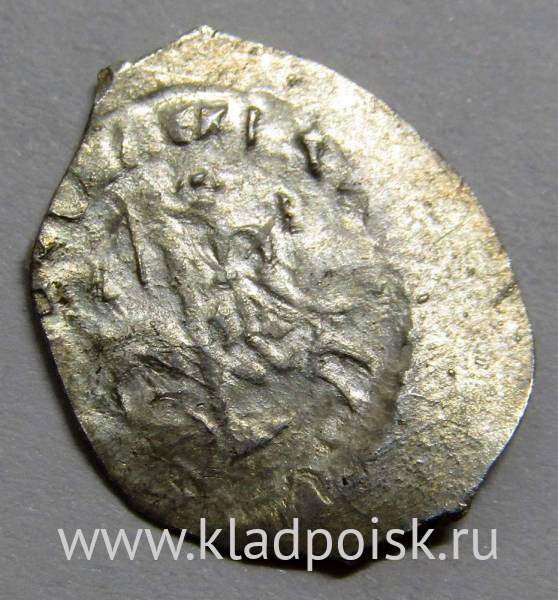 Денга Василий II Васильевич «Тёмный», серебро, Всадник с саблей/Всадник с копьем Денга Василий II Васильевич «Тёмный», серебро, Всадник с саблей/Всадник с копьем