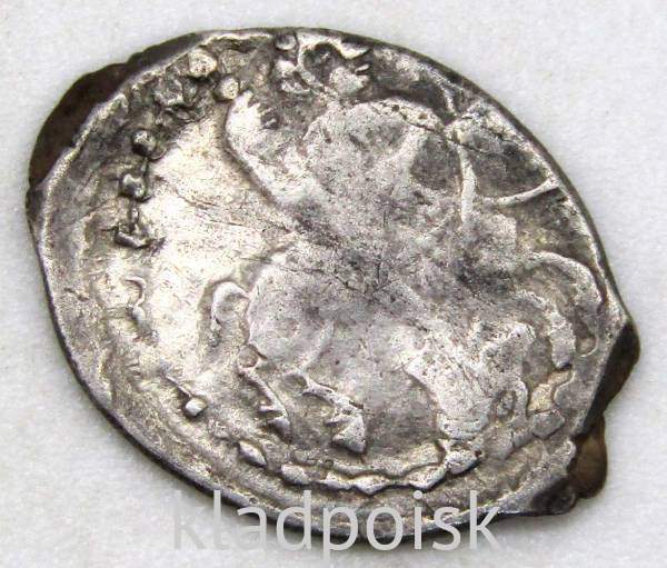 Денга Василий II Васильевич «Тёмный», серебро, Москва, 1427-1434 гг.