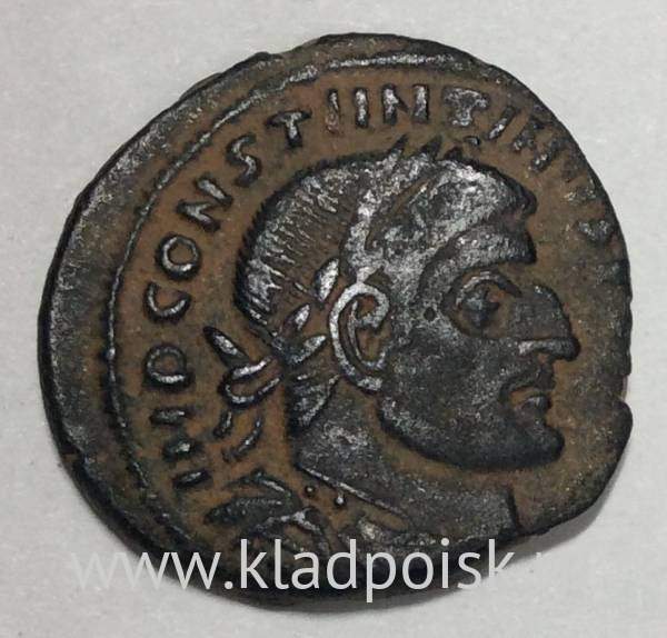 Монета Римской Империи Император Флавий Валерий Константин I, 273-337 гг. Монета Римской Империи Император Флавий Валерий Константин I, 273-337 гг.