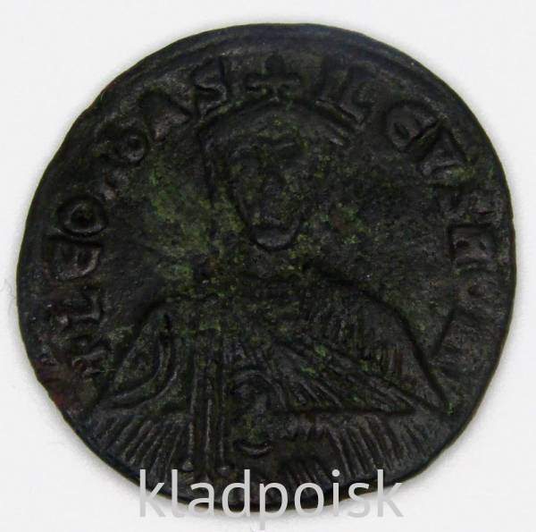 Монета Византии Фоллис Император Лев V Армянин 813-820 гг. купить в ...