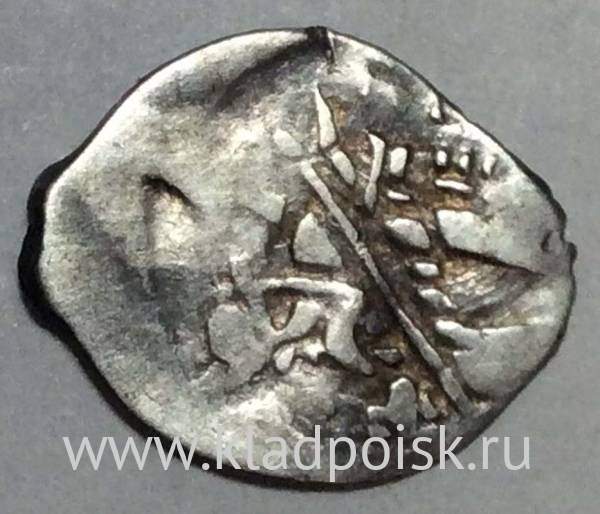 Копейка шведской оккупации Новгорода, PIH (чешуя), арт 4 Копейка шведской оккупации Новгорода, PIH (чешуя), арт 4