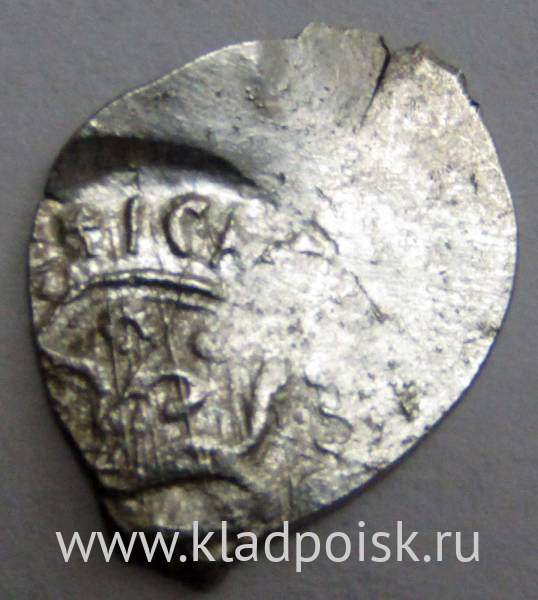 Денга Василий II Васильевич «Тёмный», серебро, Всадник с саблей/Всадник с копьем, арт 5
