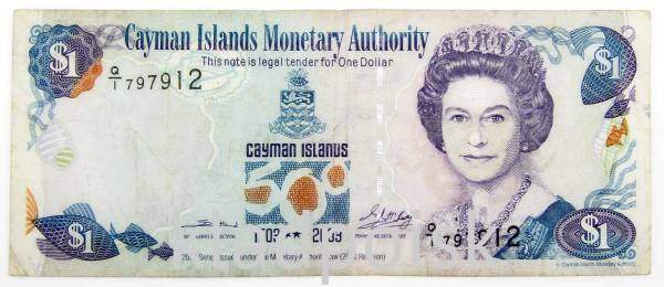 Банкнота 1 доллар 2003 года Каймановы острова Банкнота 1 доллар 2003 года Каймановы острова