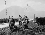 Прокладка телефонных линий связи - 1939 год