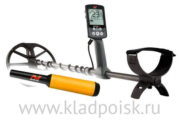 Металлоискатель Minelab Equinox 600 + пинпойнтер Minelab Pro-Find 20