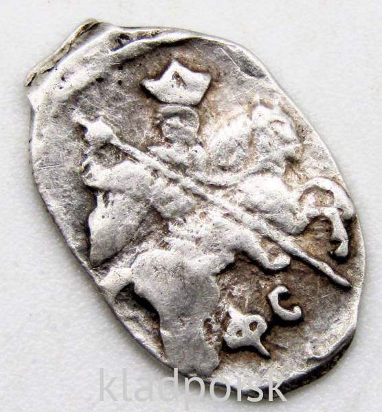 Копейка (чешуя) серебро Иван IV Васильевич Грозный 1533-1584 гг., Новгородский денежный двор, ФС, арт 2 Копейка (чешуя) серебро Иван IV Васильевич Грозный 1533-1584 гг., Новгородский денежный двор, ФС, арт 2