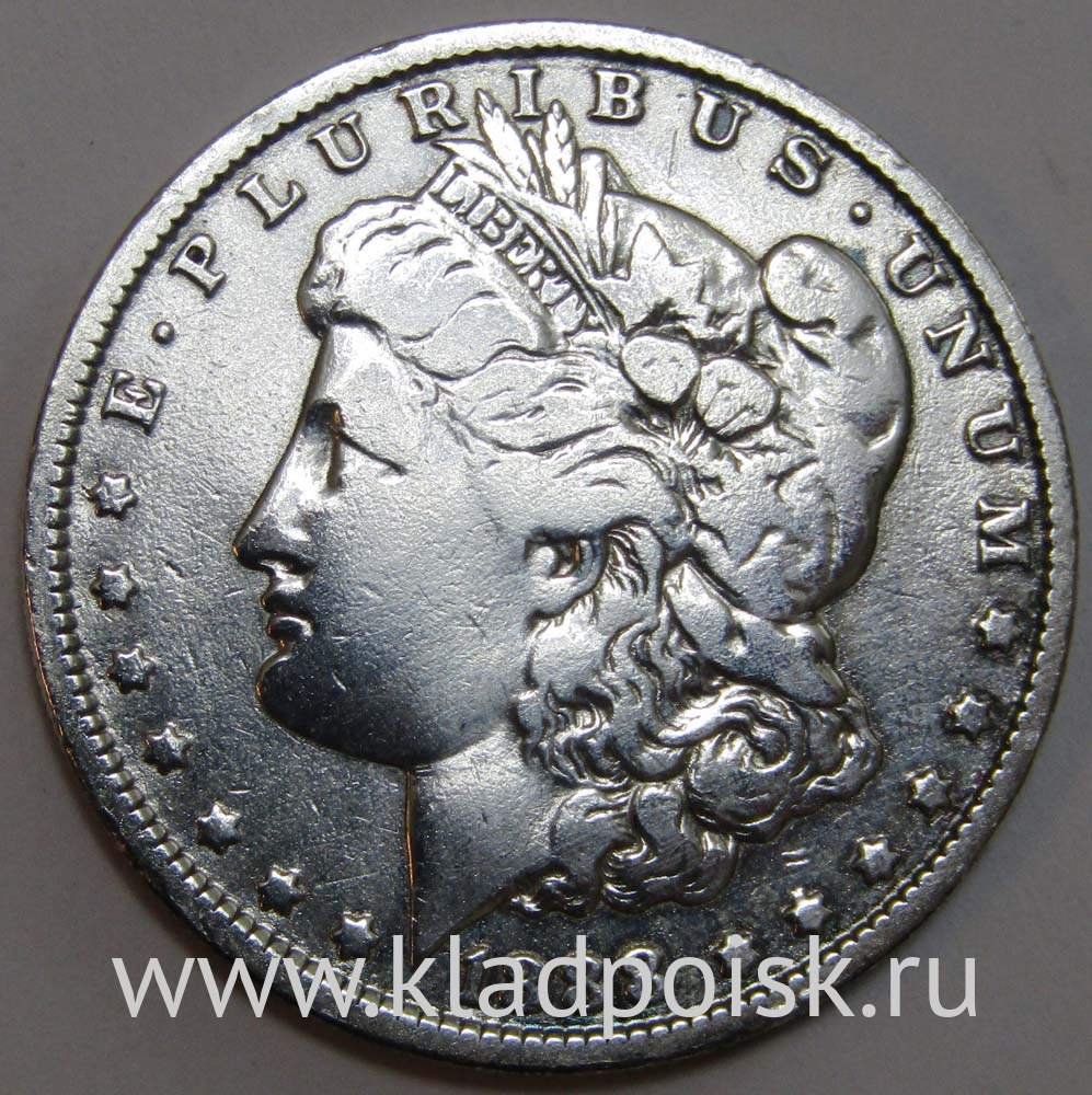 Монета 1 доллар Моргана США, Серебро 900 пр., 1888 год купить в ...