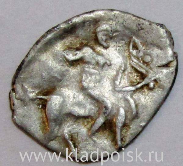 Денга Иван IV Васильевич Грозный (чешуя), серебро, до 1547 года, арт 5 Денга Иван IV Васильевич Грозный (чешуя), серебро, до 1547 года, арт 5