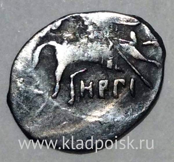 Копейка шведской оккупации Новгорода, НРГI (чешуя), арт 4