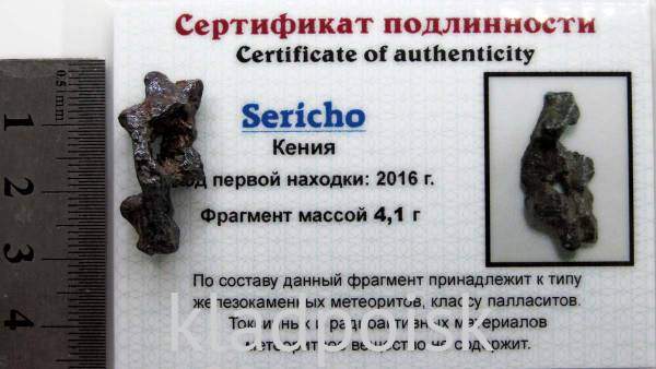 Осколок метеорита Sericho (арт 27) Осколок метеорита Sericho (арт 27)