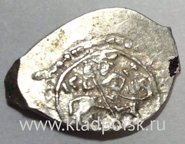 Денга Василий II Васильевич «Тёмный», серебро, Всадник/строчник, арт 6 Денга Василий II Васильевич «Тёмный», серебро, Всадник/строчник, арт 6