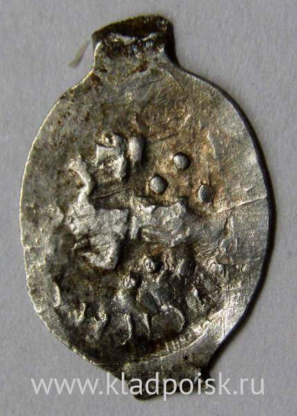 Денга Василий II Васильевич «Тёмный», серебро, Князь с отрубленной головой в руке/всадник с копьем, арт 5 Денга Василий II Васильевич «Тёмный», серебро, Князь с отрубленной головой в руке/всадник с копьем, арт 5