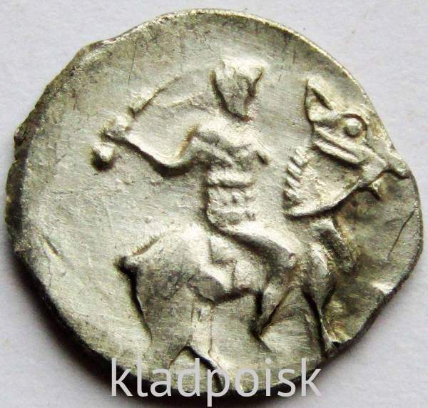 Денга Иван IV Васильевич Грозный (чешуя), серебро, до 1547 года, арт 7 Денга Иван IV Васильевич Грозный (чешуя), серебро, до 1547 года, арт 7