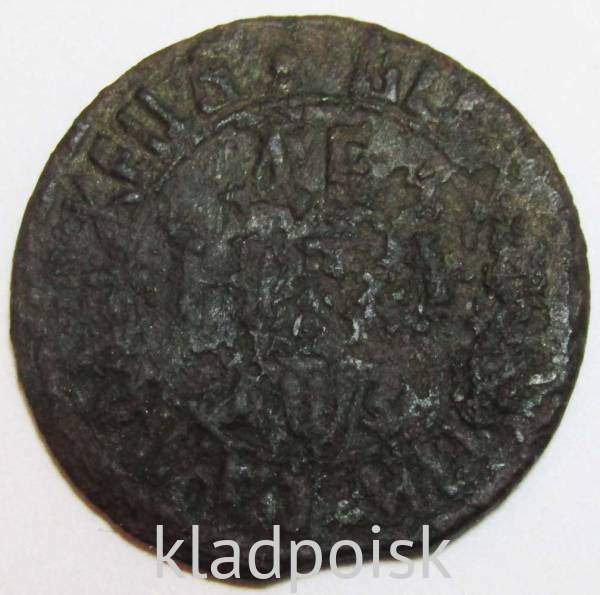Монета денга Российской Империи 1707 (Петр I) Монета денга Российской Империи 1707 (Петр I)