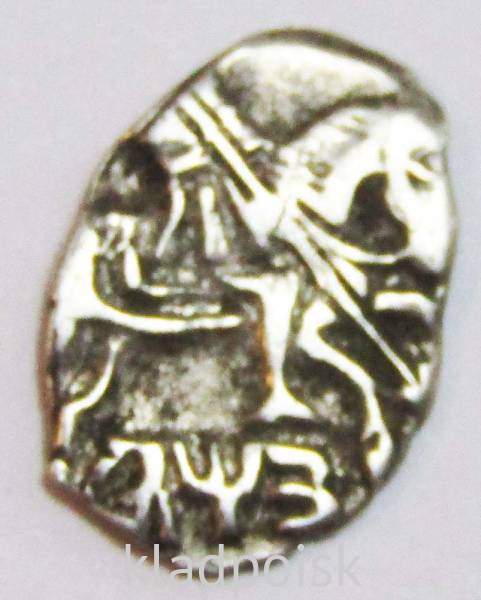 Копейка серебро Петр I Алексеевич (чешуя), 1707 год, Кадашевский денежный двор Копейка серебро Петр I Алексеевич (чешуя), 1707 год, Кадашевский денежный двор