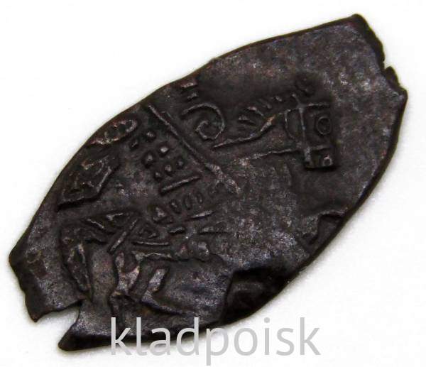 Копейка медь Алексей Михайлович (чешуя), 1655-1663 гг. Медный бунт, Москва, Старый двор