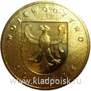 Монета 2 злотых Польша Воеводство Силезское, 2004