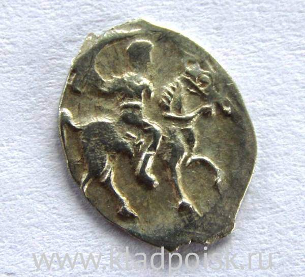 Денга Иван IV Васильевич Грозный (чешуя), серебро, до 1547 года, арт 21