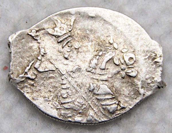 Копейка серебро Борис Федорович Годунов (чешуя), 1598-1605 гг. Московский денежный двор