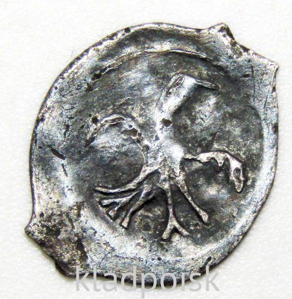 Полушка (1/4 копейки) серебро Иван IV Васильевич Грозный 1533-1584 гг. Москва, арт 2