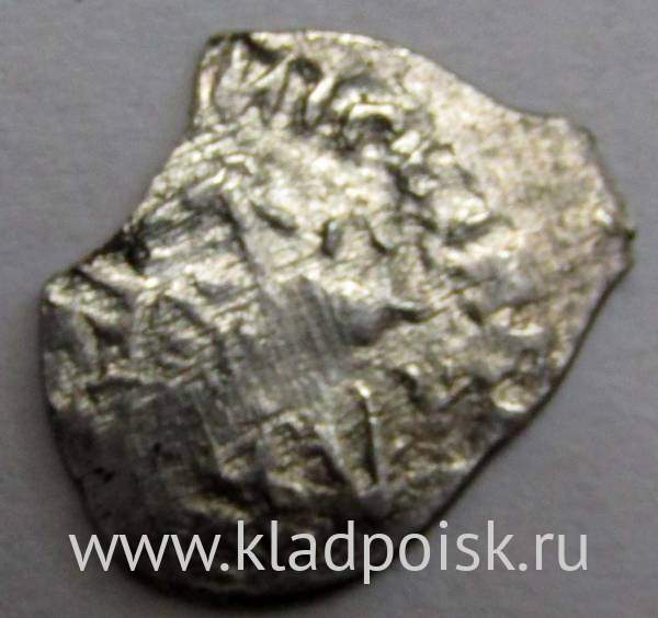 Денга Василий II Васильевич «Тёмный», серебро, Князь с отрубленной головой в руке/всадник с копьем, арт 2 Денга Василий II Васильевич «Тёмный», серебро, Князь с отрубленной головой в руке/всадник с копьем, арт 2