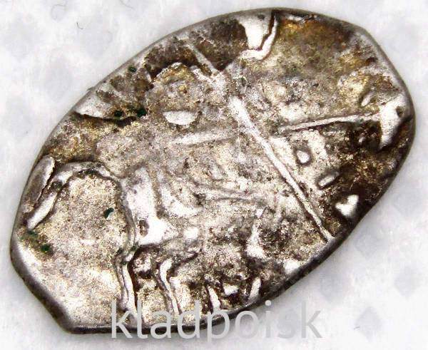 Копейка серебро Иван Алексеевич (чешуя), Москва, Совместное правление