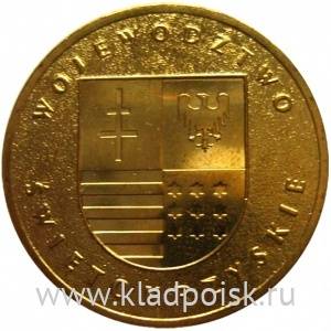 Монета 2 злотых Польша Воеводство Свентокшиское, 2005
