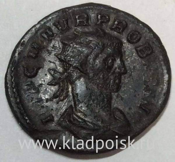 Монета Рим Антониниан Император Марк Аврелий Проб, 265-282 гг. Монета Рим Антониниан Император Марк Аврелий Проб, 265-282 гг.
